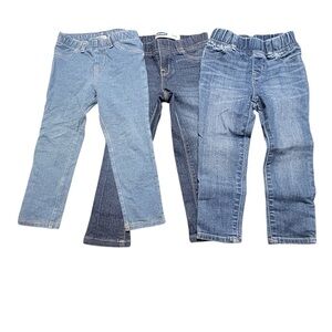 Lot of 3 denim leggings